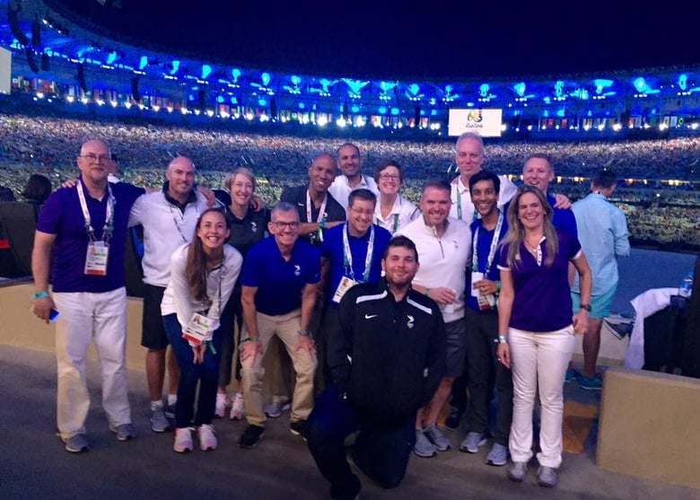 LA 2024 Olympic and Paralympic Bid Process - The LA 2024 Team at the Opening Ceremony in Rio