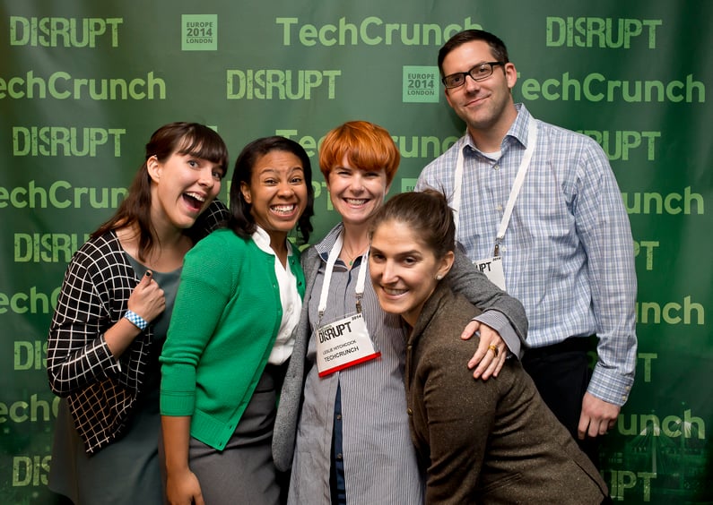 TechCrunch Disrupt Event Producer and her team