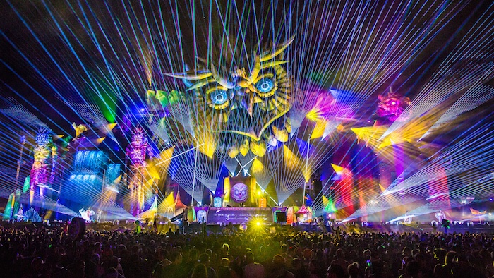 electric daisy carnival background